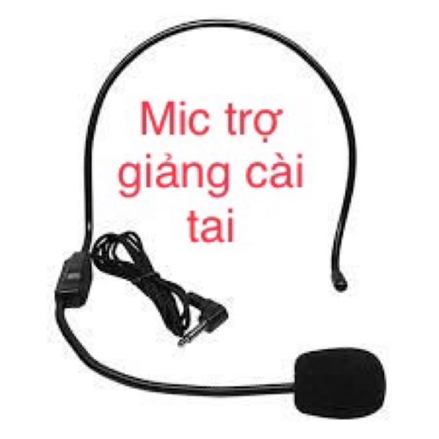 Micro trợ giảng cài tai mic trợ giảng cài áo.