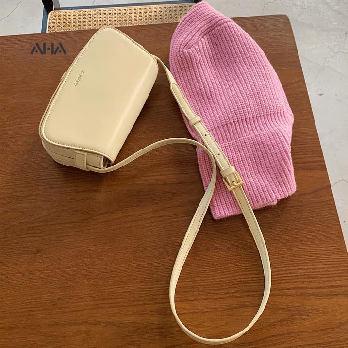 Túi đeo chéo AHA official thiết kế đơn giản thời trang theo phong cách Hàn Quốc cho nữ