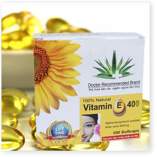 Vitamin E dưỡng da 10 vỉ x 10 viên