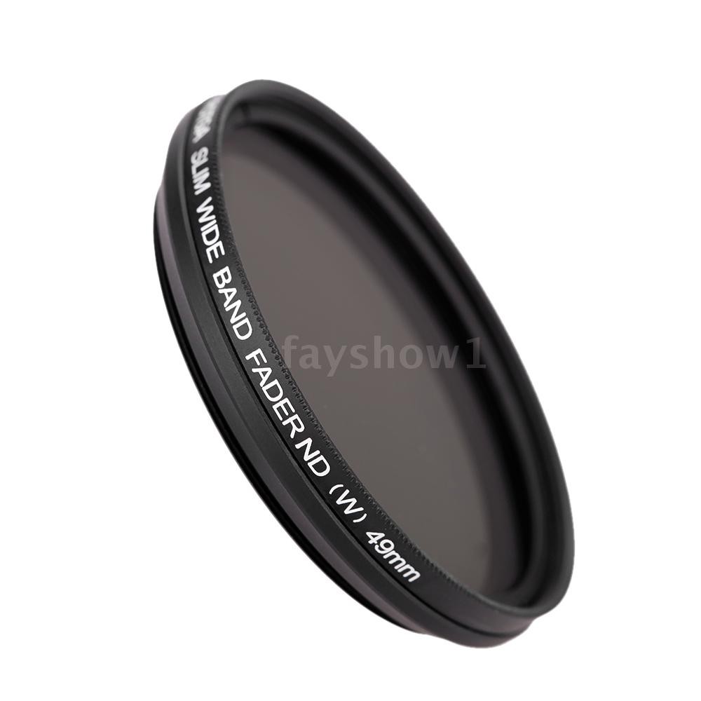 【HOT】 Fotga 49mm Slim Fader Variable ND Filter Adjustable Neutral Density ND2 to ND400