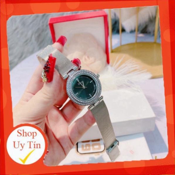 Đồng hồ nữ Dior dây mành mặt tròn đính đá dây hợp kim ko rỉ hợp trend thời trang giới trẻ, bảo hành 12 tháng dong ho nu