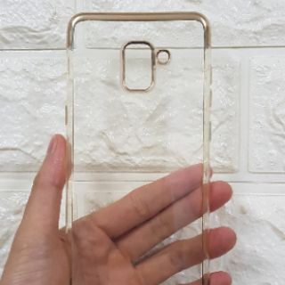 Ốp Silicon viền màu Galaxy A8 2018/ A8 Plus 2018