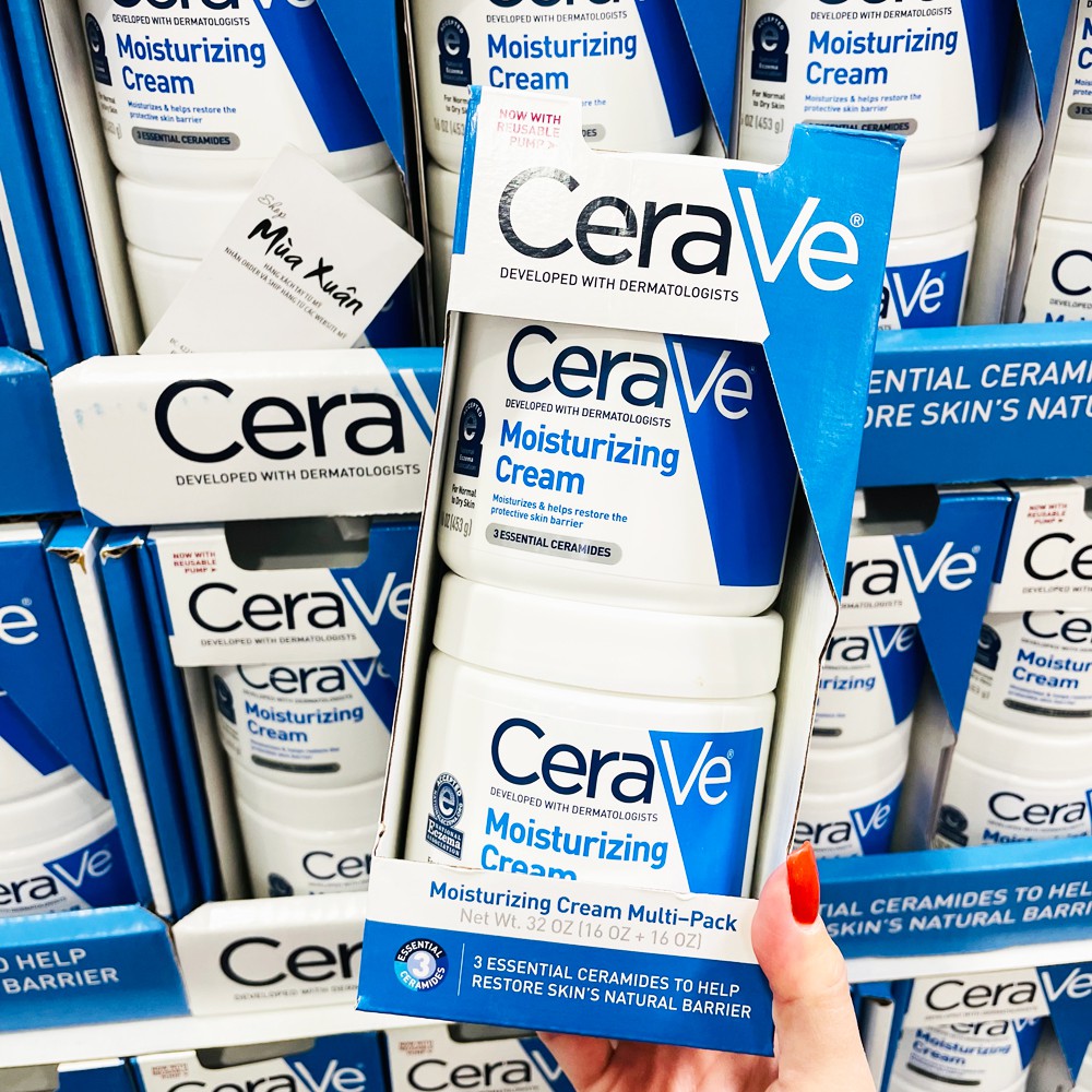 Kem dưỡng ẩm CeraVe Moisturizing Cream 2 dạng, 453g