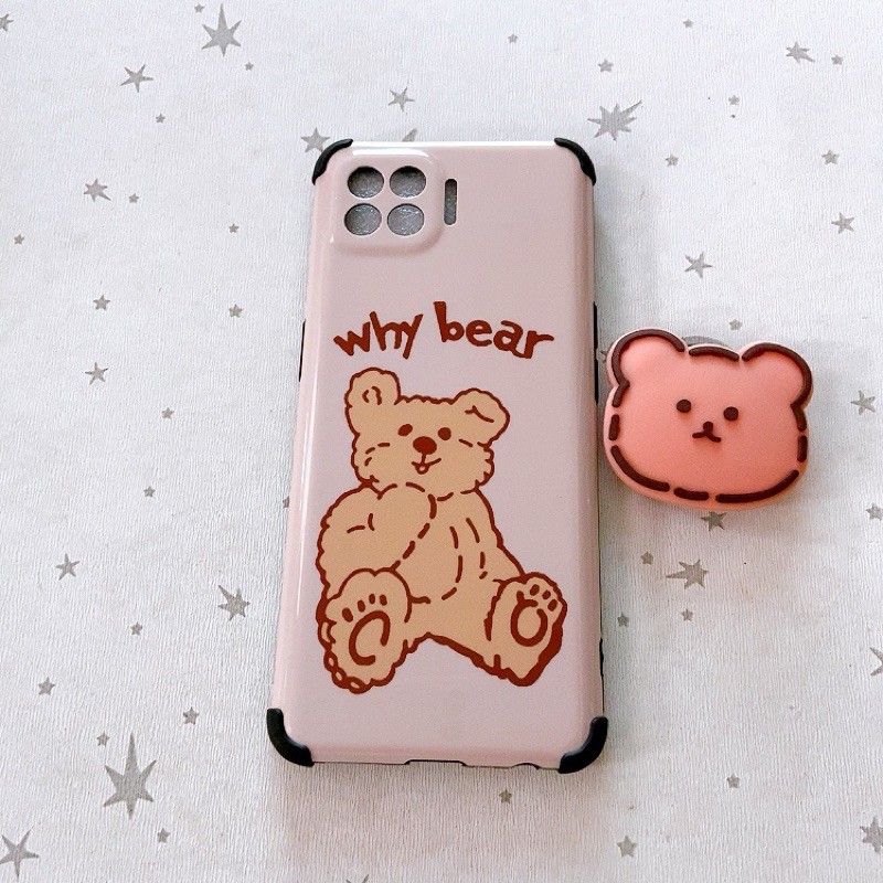 Ốp lưng idm Hàn Quốc kèm pop Oppo A3s / Oppo A12e /Oppo A53/Oppo A52-A92/Reno 5