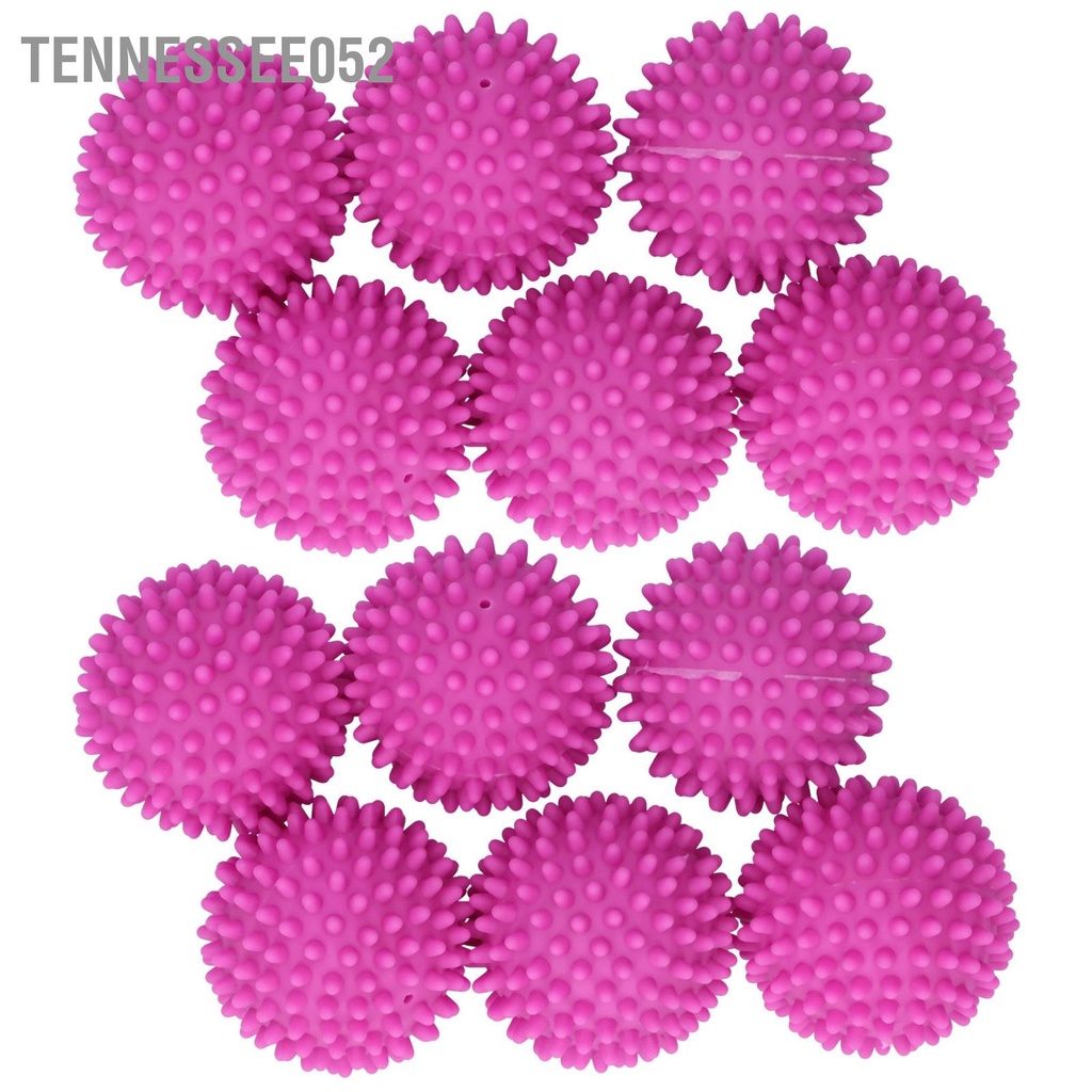 Tennessee052 12 Cái Bóng Giặt Có Thể Tái Sử Dụng Đồ Cụ Gia Màu Đỏ Hồng