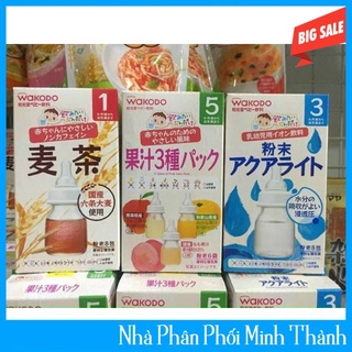Trà hoa quả wakodo nhật bản cho bé từ 5 tháng tuổi