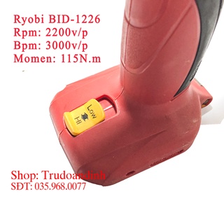 Máy bắn vít Ryobi 12v BID - 1226