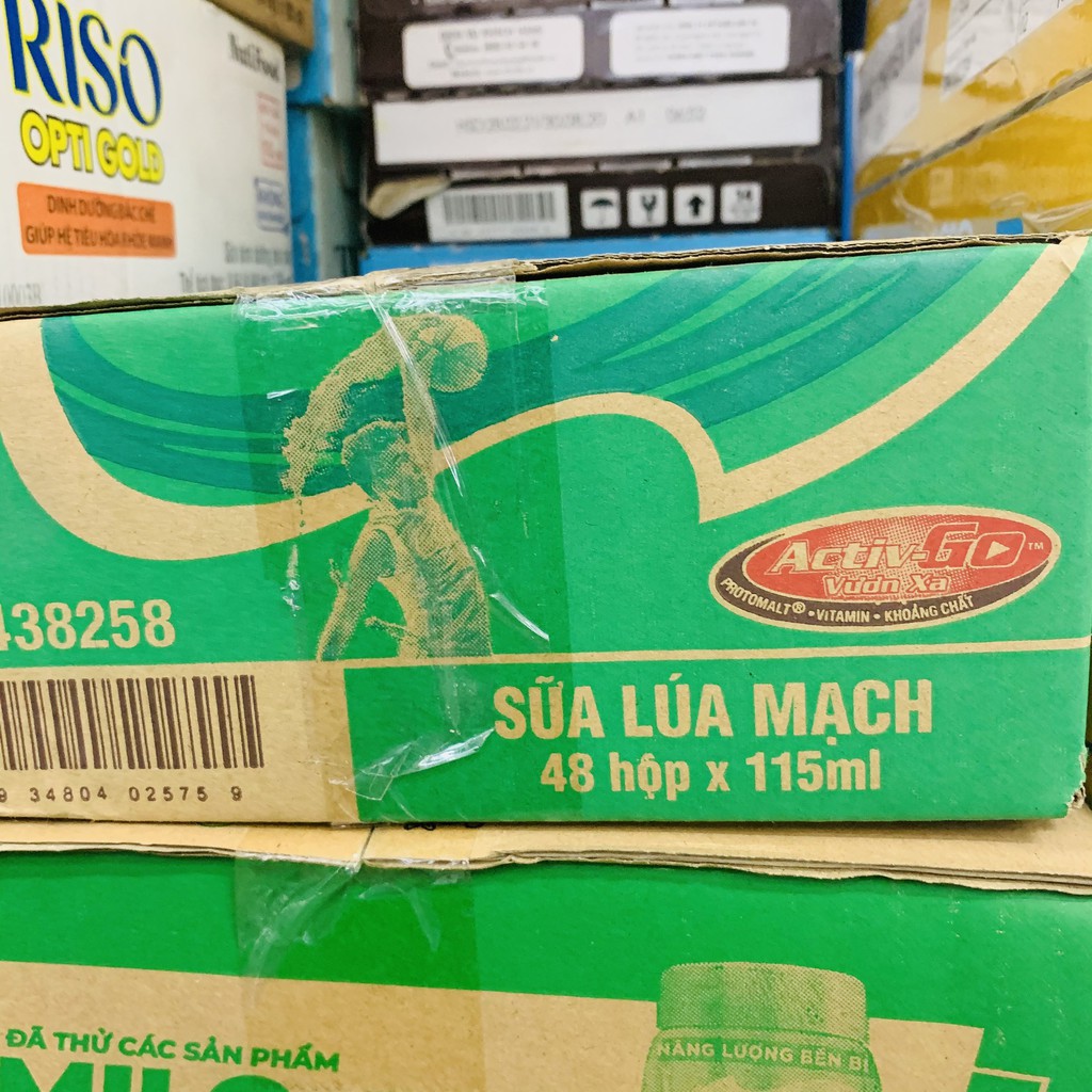 Thùng sữa Milo lúa mạch 48x115ml