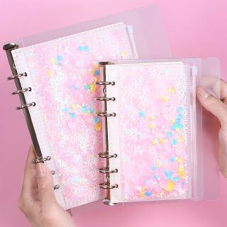 1 túi zip PVC đựng thẻ/sổ tay khổ A5 A6 tiện dụng