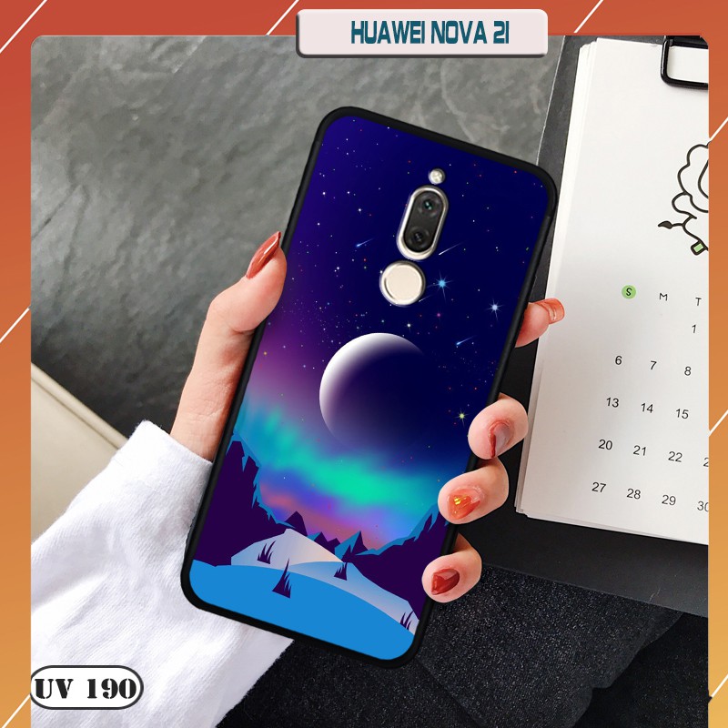 Ốp lưng nhám Huawei Nova 2i in hình