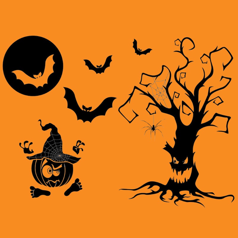 Khuôn Cắt Thẻ Trang Trí Sổ Lưu Niệm Hình Cây halloween Bằng Kim Loại diy