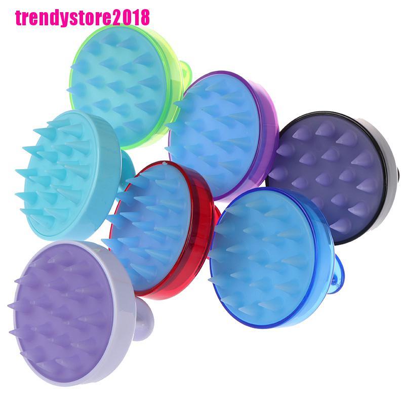 1 Bàn Chải Silicone massage Da Đầu Khi Tắm