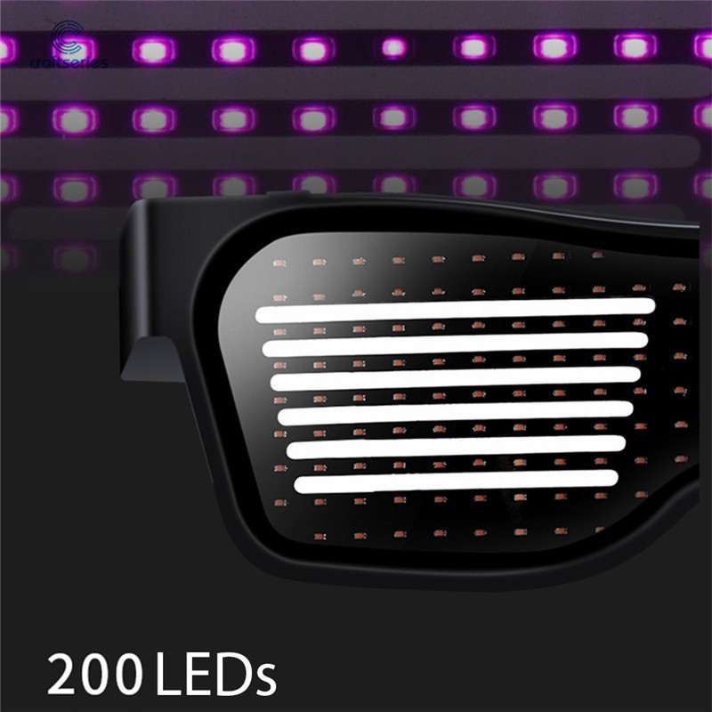 Mắt kính kết nối Bluetooth tích hợp đèn LED thiết kế sáng tạo chất lượng cao