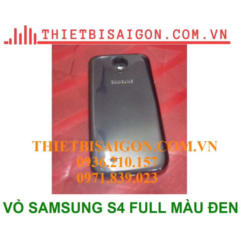 VỎ SAMSUNG S4 FULL MÀU ĐEN [ VỎ ĐẸP ]