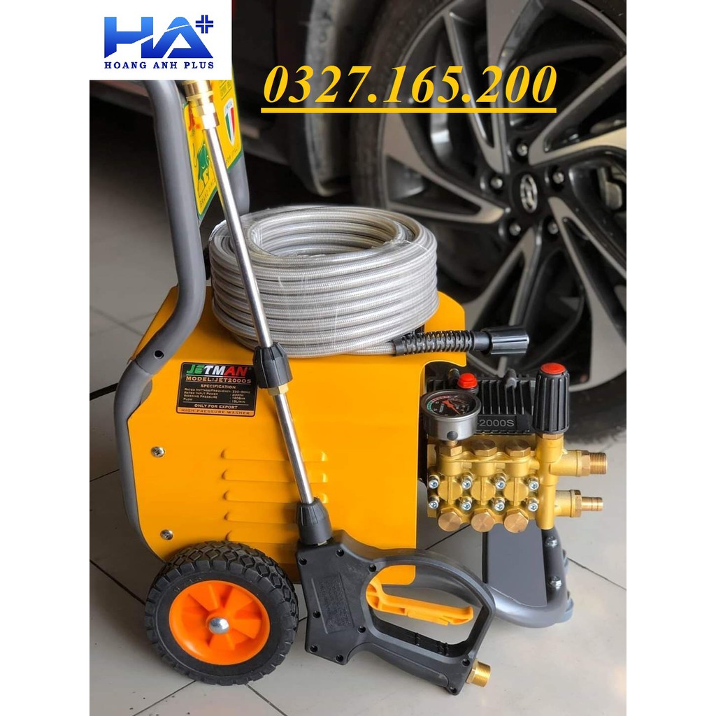 Máy Rửa Xe Cao Áp 2000W Jetman JM2000S