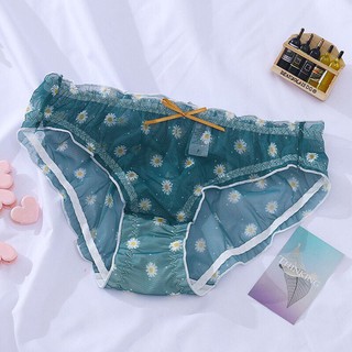 combo 10 quan lót ren hoa cúc tơ lụa