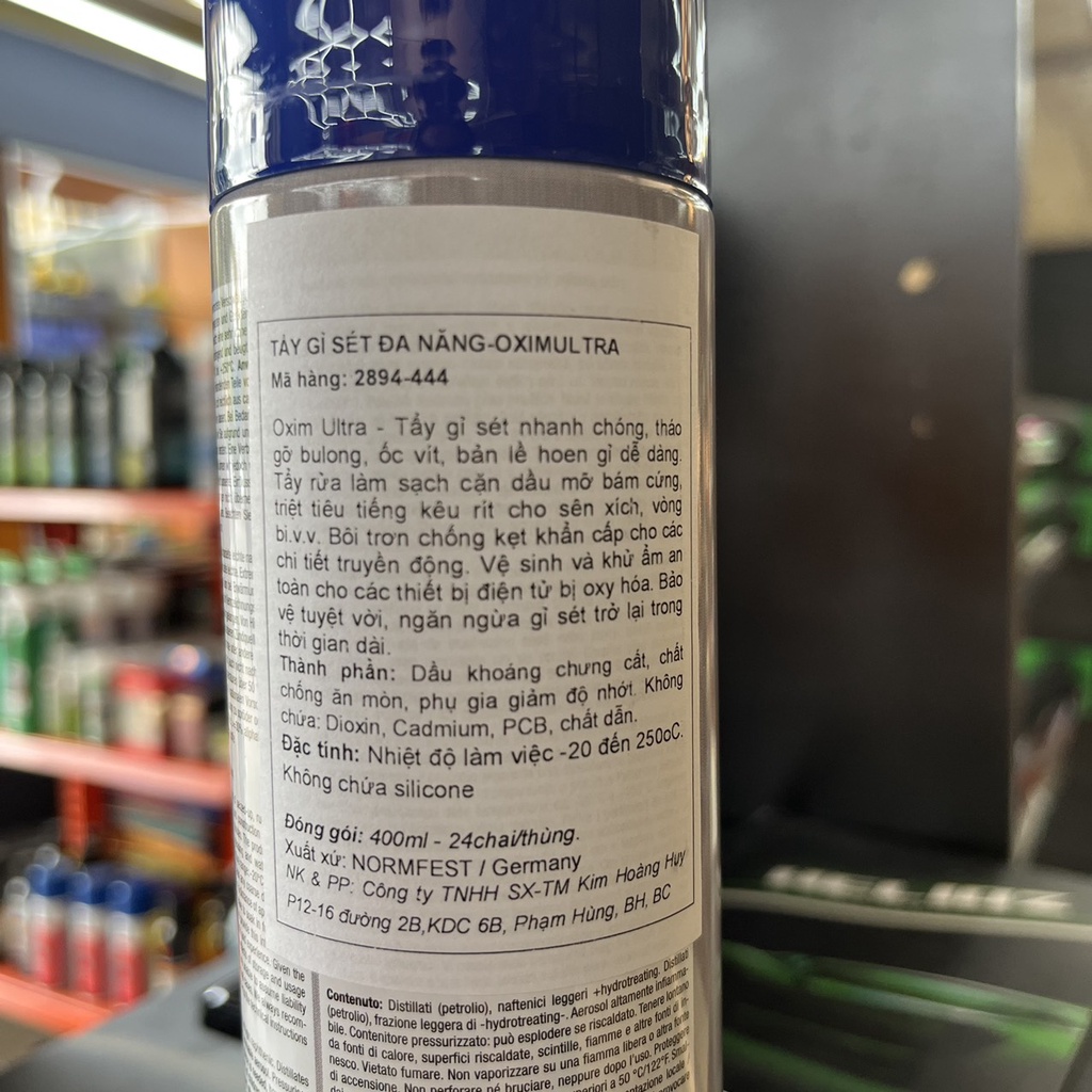Tẩy Gỉ Sét , Vệ Sinh Sên Đa Năng Normfest Oxim Ultra 400ML 2894444