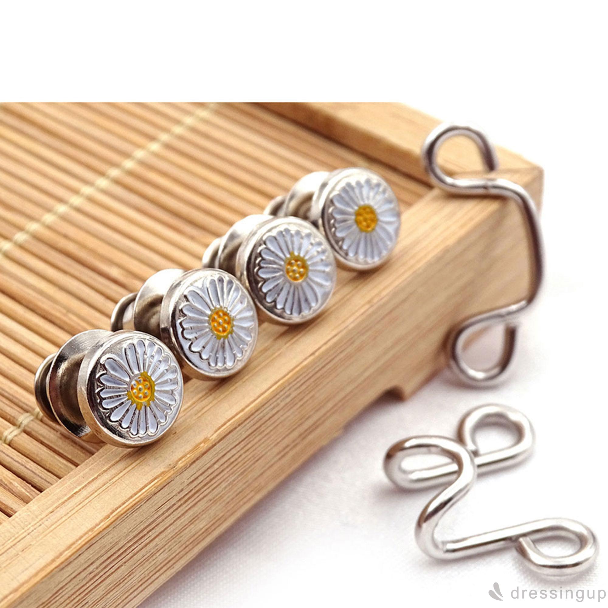 Bộ nút lưng quần jean hỗ trợ điều chỉnh bằng kim loại sử dụng lâu bền | BigBuy360 - bigbuy360.vn