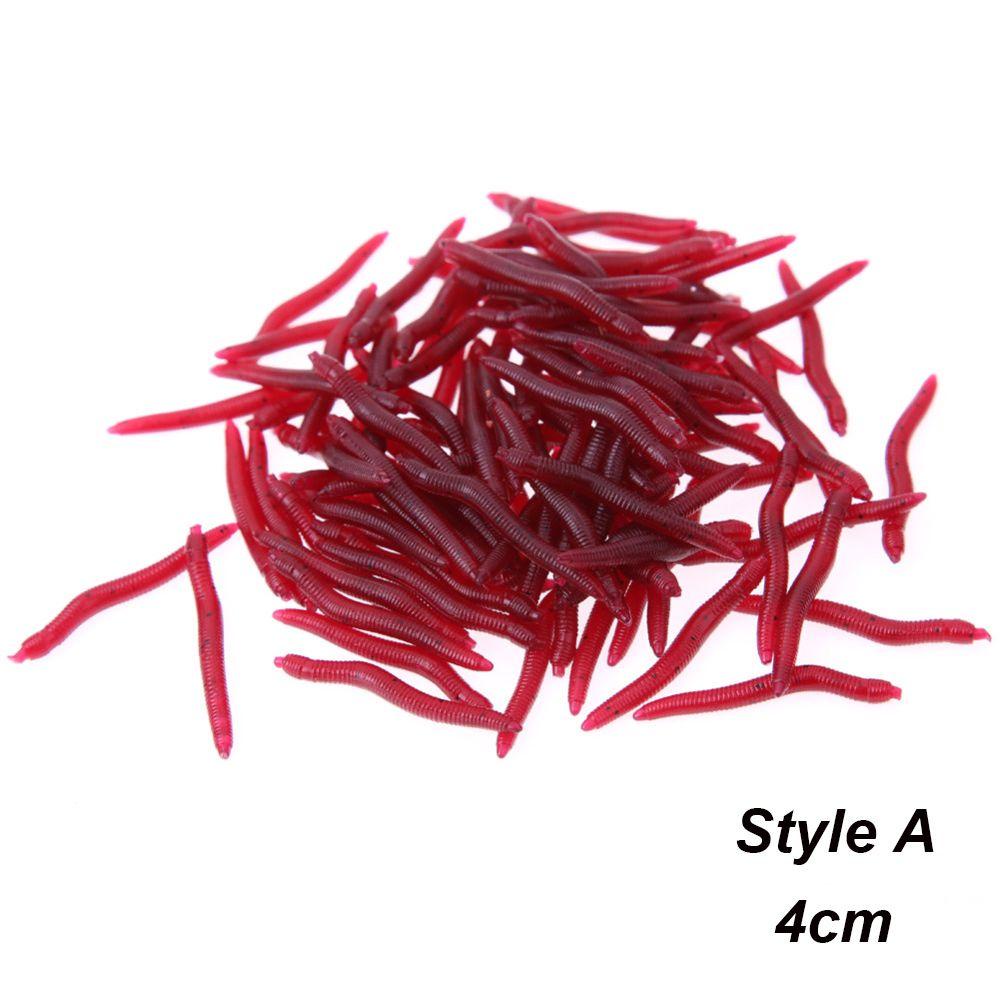 MYRONGVN Bộ 50 / 200 Mồi Giun Giả Câu Cá 2cm / 4cm