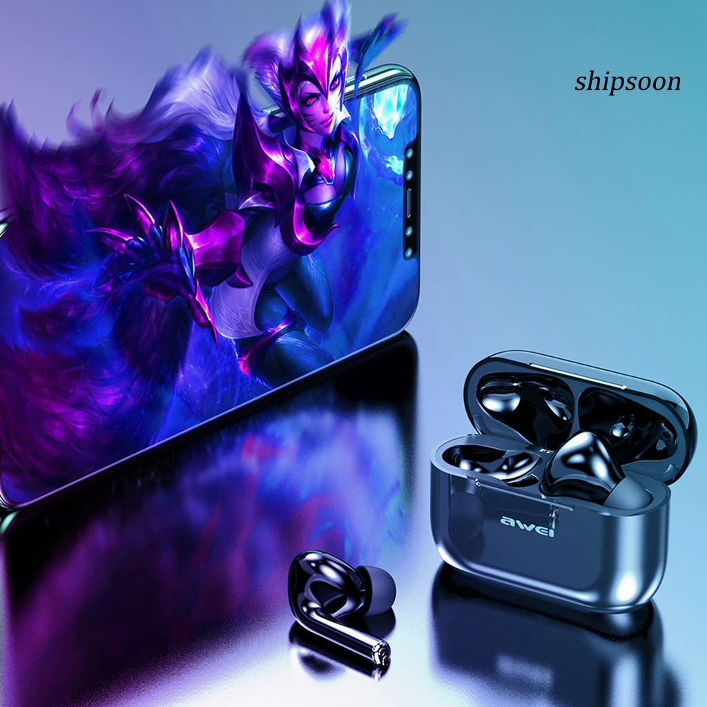 XIAOMI Set Tai Nghe Bluetooth V5.0 Không Dây Chống Thấm Nước Dùng Cho Iphone / Huawei Hiệu Awei T29