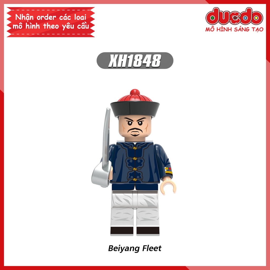 Minifigures lính nhà Thanh siêu đẹp - Đồ chơi Lắp ghép Xếp hình Mini trung cổ XINH X0329