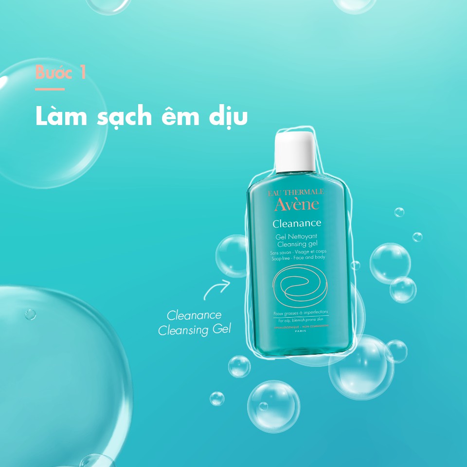 Sữa rửa mặt ngăn ngừa mụn Avene Cleanance Cleansing Gel 200ml