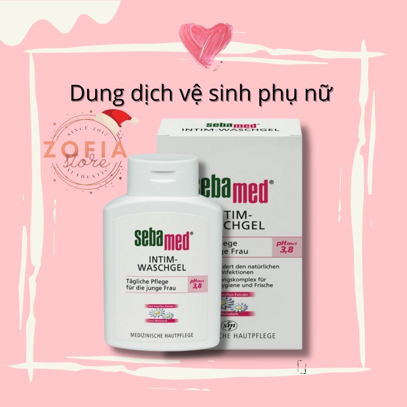 Dung dịch vệ sinh phụ nữ Sebamed Đức 200ml