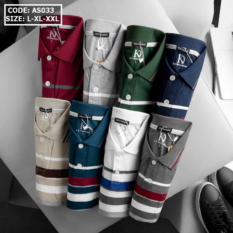 Áo Polo nam cổ bẻ phối  túi sọc ngang Trung Tuổi vải cá sấu Cotton xịn,chuẩn form,sang trọng-lịc lãm nhiều màu | BigBuy360 - bigbuy360.vn
