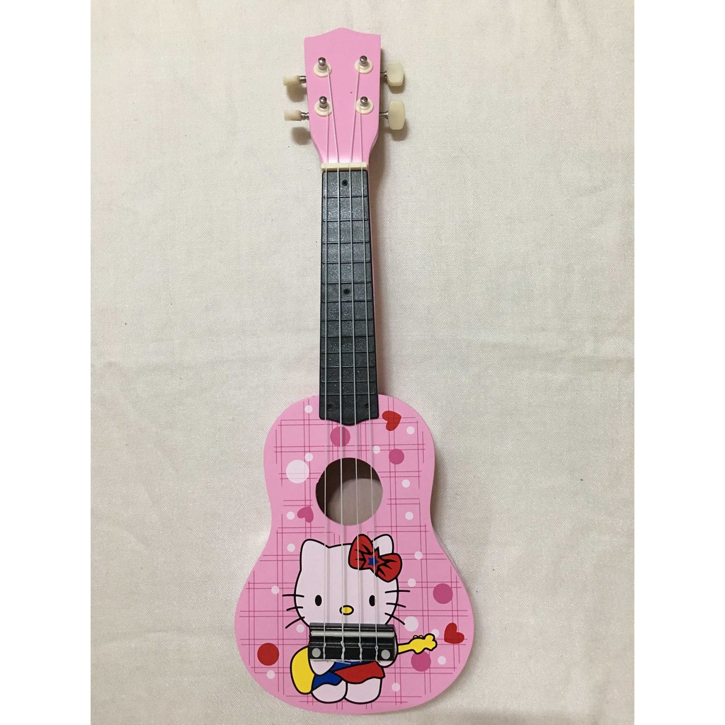 Đàn Ukulele Soprano Họa tiết ngộ nghĩnh Hello Kitty Màu Hồng - HÀNG CÓ SẴN