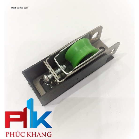 Bánh xe xanh - bánh xe đơn xanh, kép xanh dùng cho cửa nhôm