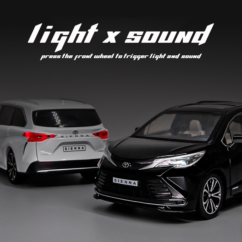 Mô Hình Xe Hơi Toyota Sienna Bằng Hợp Kim Tỉ Lệ 1: 24