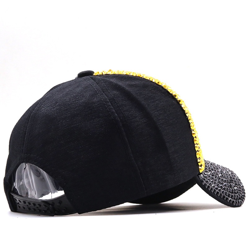 Mũ Lưỡi Trai Chống Nắng Đính Đá Phong Cách Hip Hop Thời Trang Mùa Hè