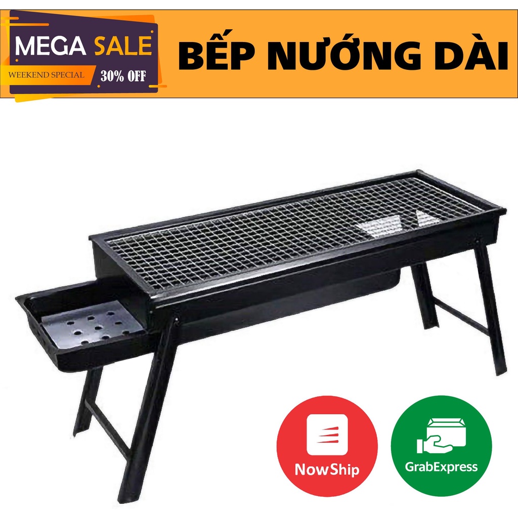 Bếp Nướng Than Hoa Dài Portable Barbecue Không Khói