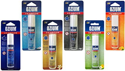 Xịt Khử Mùi Khử Khuẩn Ozium 0.8 Nhập Khẩu Hoa Kì Loại Bỏ Mùi Nấm Mốc Mùi Hôi Khói Thuốc Trong Xe Hơi