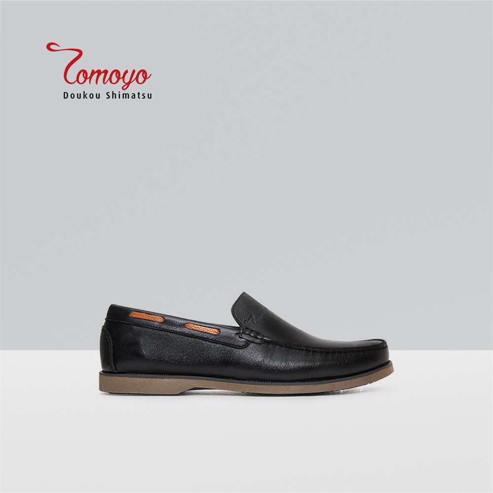 { Giảm thêm 150k với hoá đơn từ 1,5tr } Giày Boat Shoes Da Bò Siêu Êm Tomoyo TMN21601