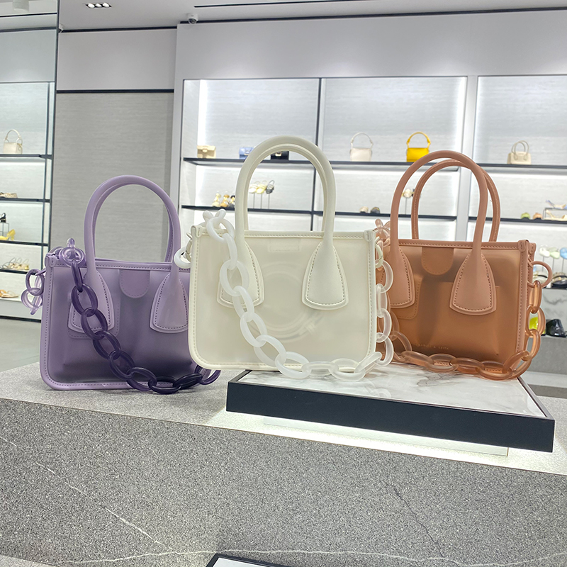 Charles and Keith Túi xách Jelly Túi Túi đeo chéo Phụ nữ Túi đeo chéo Túi đeo vai