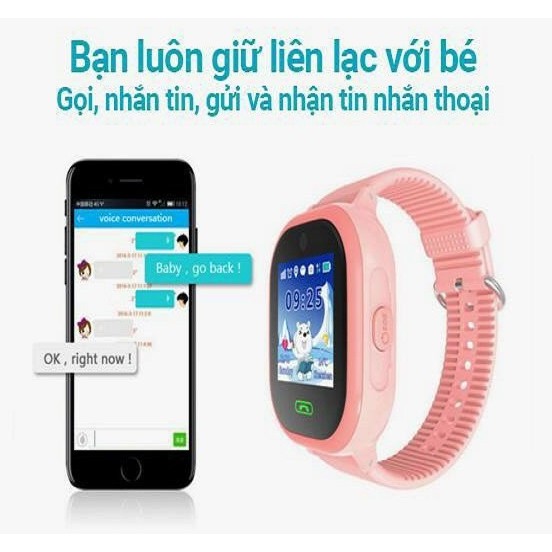 Đồng hồ thông minh trẻ em Kidcare 06S, lắp sim, nghe gọi, định vị, chống nước