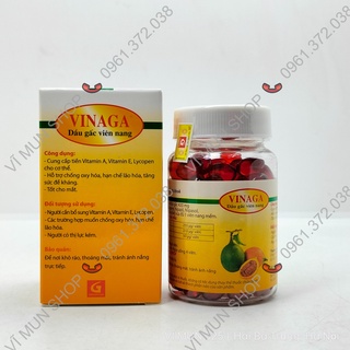 Dầu gấc viên nang vinaga - lọ 100 viên
