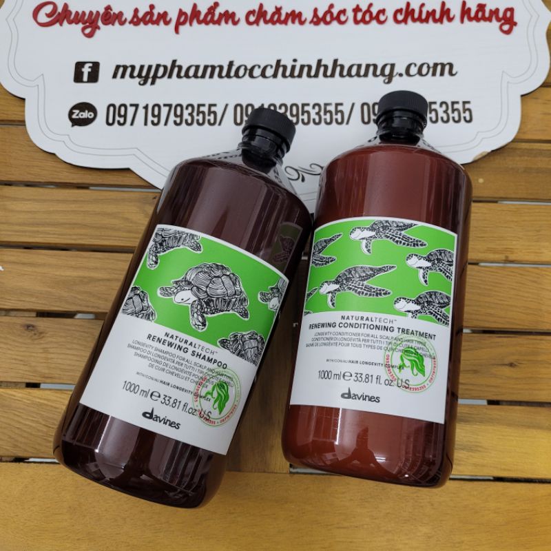 DẦU GỘI XẢ TRƯỜNG THỌ DAVINES RENEWING 1000ML