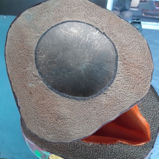 Vỏ trái dừa giữ ấm bình trà có đế( hàng tuyển đẹp vẽ thư pháp phúc, lộc, thọ)