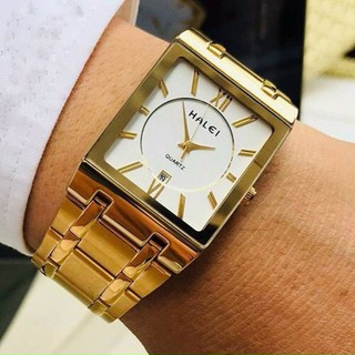 Đồng Hồ Nam Chính Hãng WWOOR Mặt Vuông Sang Trọng Có Lịch Ngày