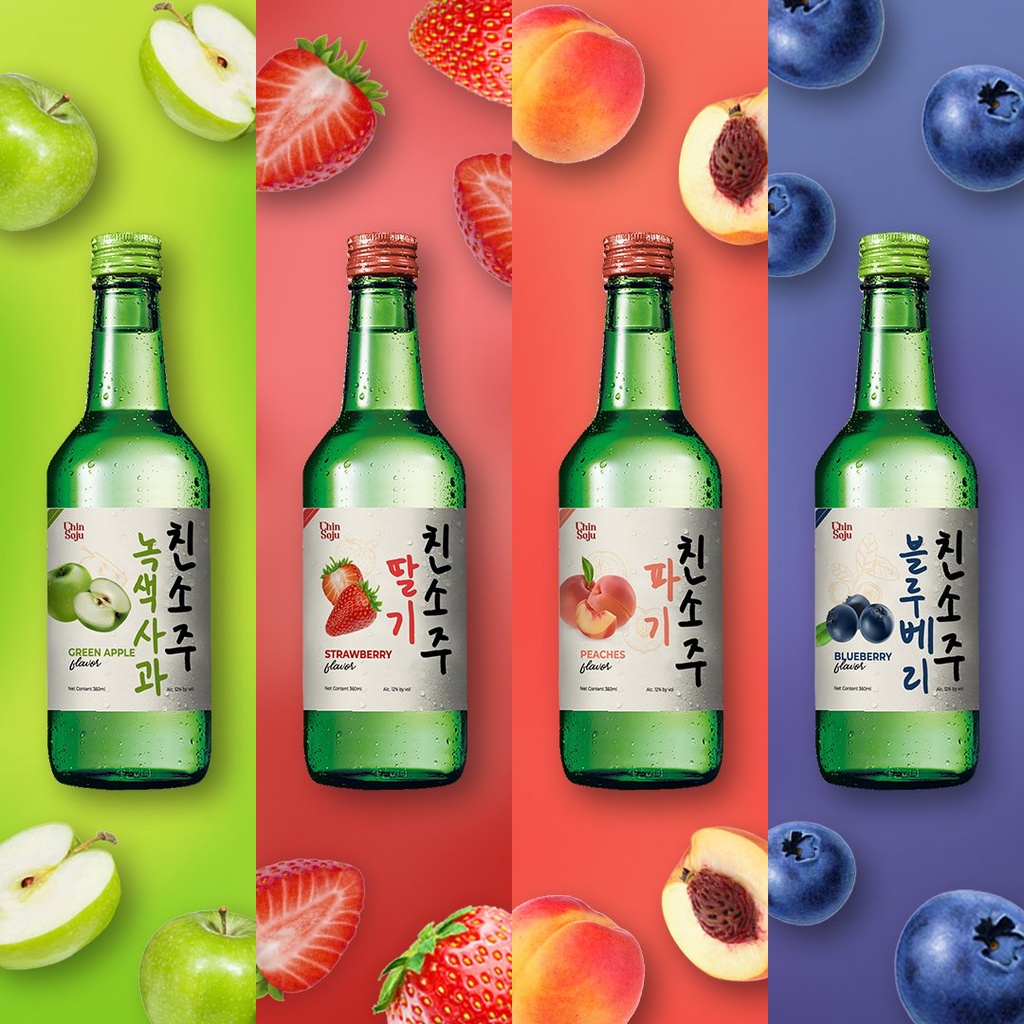 Soju Chin Hàn Quốc Trái Cây Lên Men Tự Nhiên