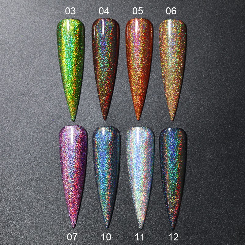 Bột kim tuyến Iridescent xinh xắn trang trí móng tay nghệ thuật