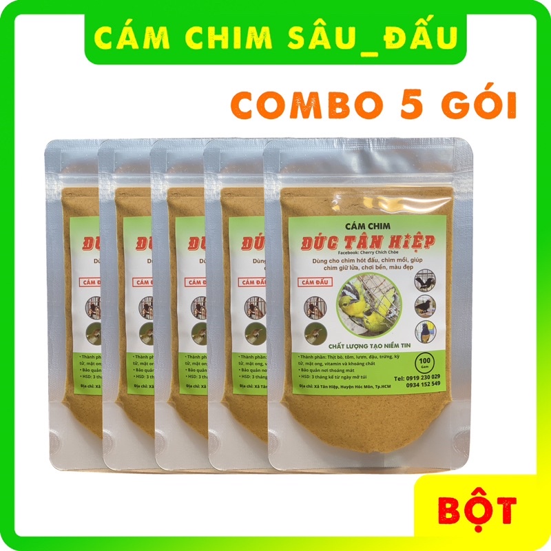 COMBO 5 Cám Đấu_Cám chim sâu Đức Tân Hiệp