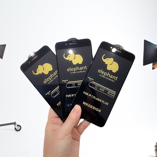 Cường lực iphone full màn hình Elepant (Con Voi) dành cho iphone 6 6plus 7plus 8plus x xsmax 11 12 13 pro max promax VOI