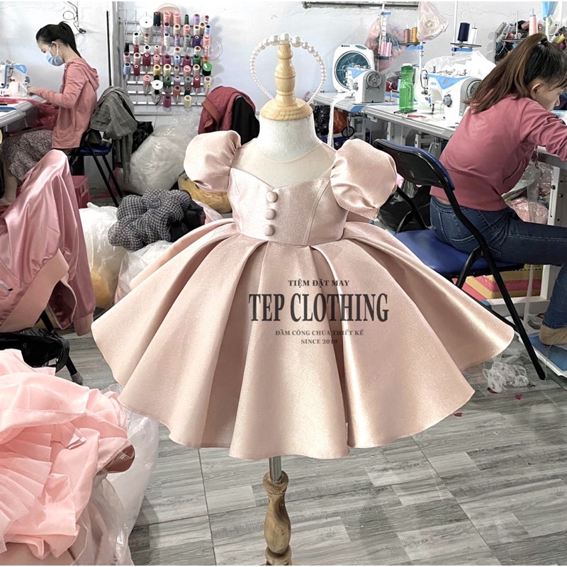 GEM- ĐẦM CÔNG CHÚA THIẾT KẾ CHO BÉ GÁI BY TEP CLOTHING CÓ HÌNH FEEDBACK VÀ HÌNH THẬT