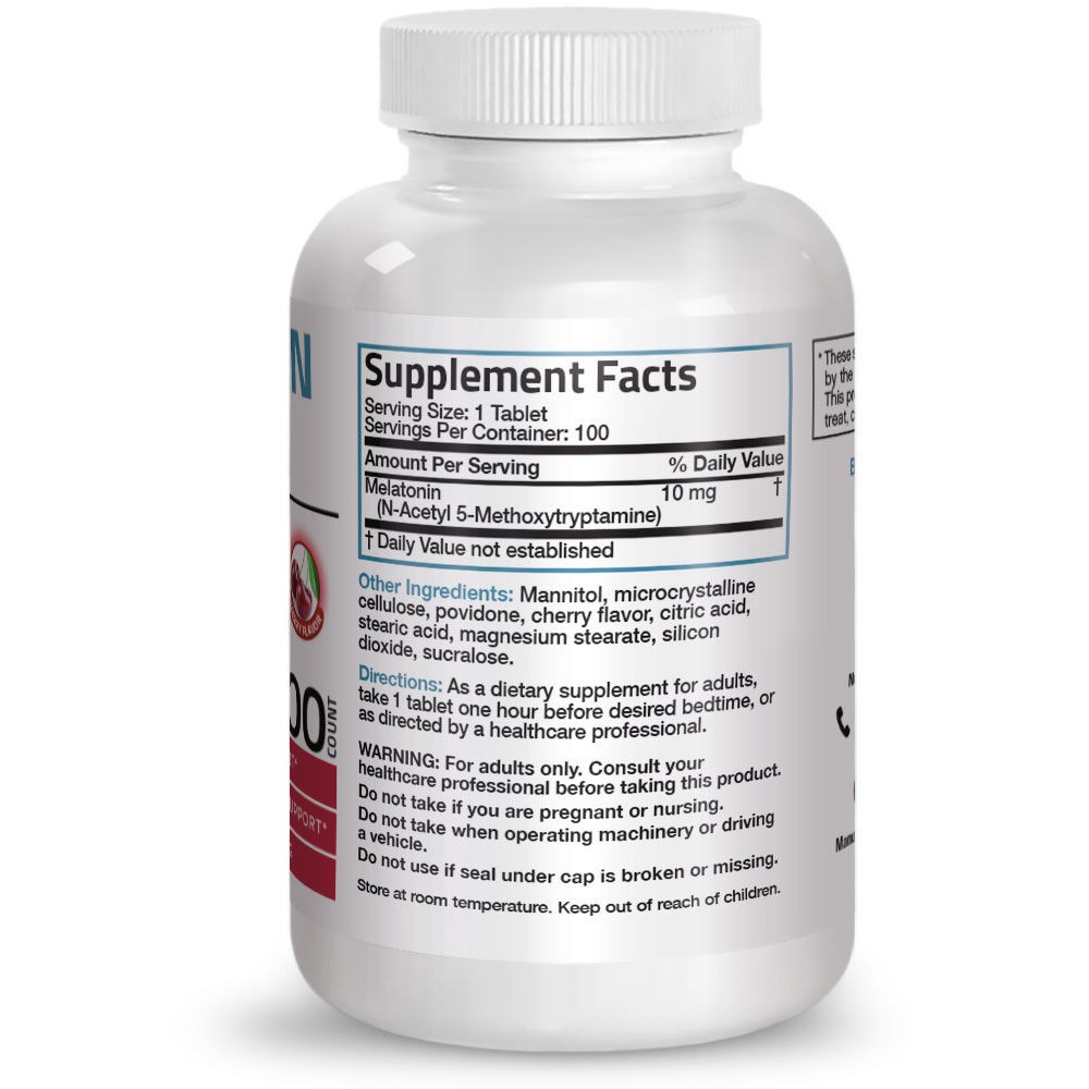 Organic Vitamins Melatonin Fast Dissolve 10mg  - 100 viên Mỹ - Giúp ngủ ngon | BigBuy360 - bigbuy360.vn