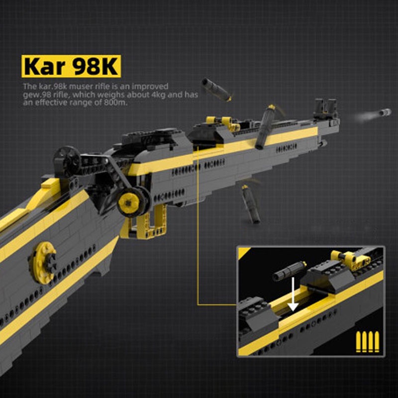 Đồ Chơi Lắp Ráp Mô Hình Súng Kevin183 Kar 98 Moc CSGO Thỏa Sức Sáng Tạo Với 800+ Mảnh Ghép