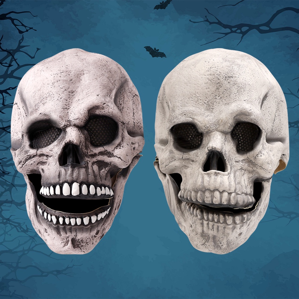 Mặt Nạ Hóa Trang Halloween Hình Quỷ Có Đèn LED Độc Đáo