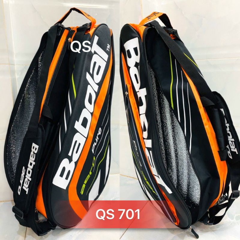 Túi đựng vợt TENNIS 2 ngăn có lót bạc WILSON.BALAT cao cấp